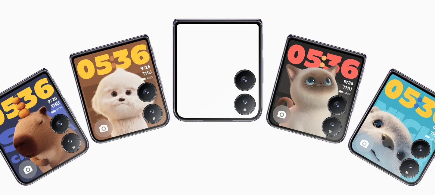 Global Version Xiaomi MIX Flip Snapdragon 8 Gen 3 Smartphone 4.01" All Around Liquid Outer Display 4780mAh Xiaomi Surge Battery SS69