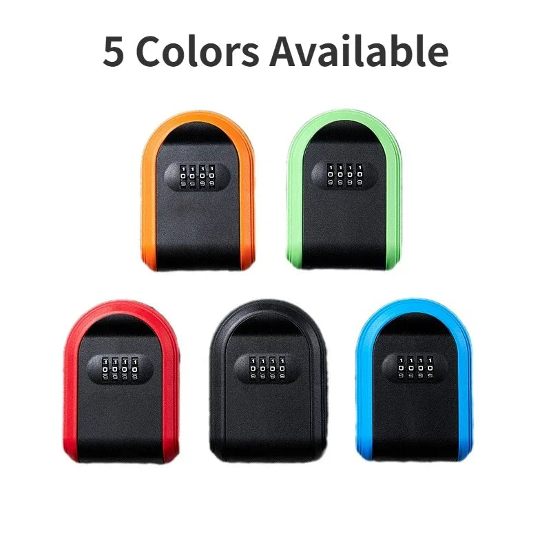 4-Digit Combination Wall Mount Key Lock Box for Secure Storage