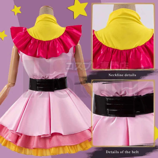 Ai Hoshino Cosplay Costume Anime OSHI NO KO Dress Lolita Skirt Uniform Halloween Party Clothes for Girl Women Kids