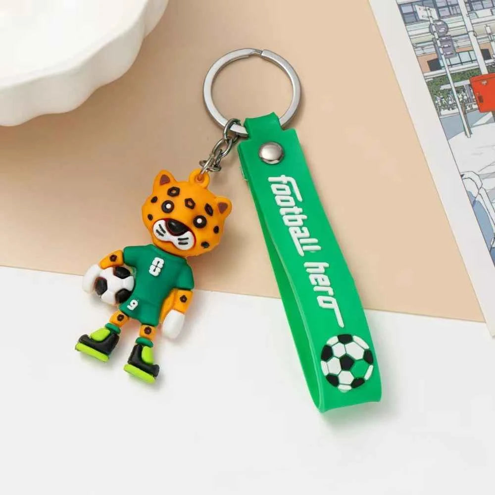 Cartoon Soccer Trophy Keychain Couple Bag Charms Bestselling Pendant Perfect Gift For Football Lovers