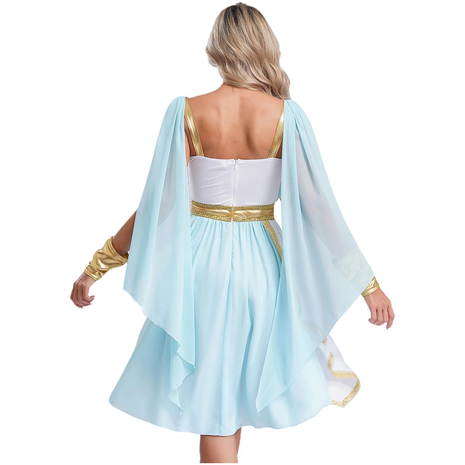 Women's Ancient Greek Goddess Chiffon Cosplay Dress