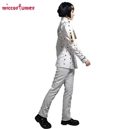 Miccostumes Men's Golden Wind Cosplay Costume Top and Pants Full Sets for Halloween Costume