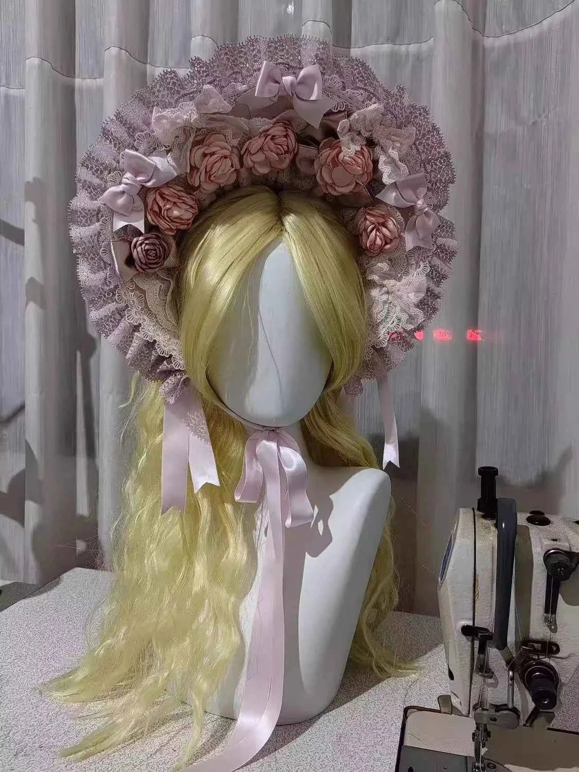 Original Heavy Birthday Party Lolita Puffy Dress Sweet Girls Back Big Bow Tail Vintage High-end Women's Elegant OP Dress