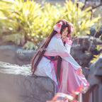 Anime The Apothecary Diaries Lady Lishu Cosplay Costume wig Hanfu Style Dress accessories for Women Halloween party suit