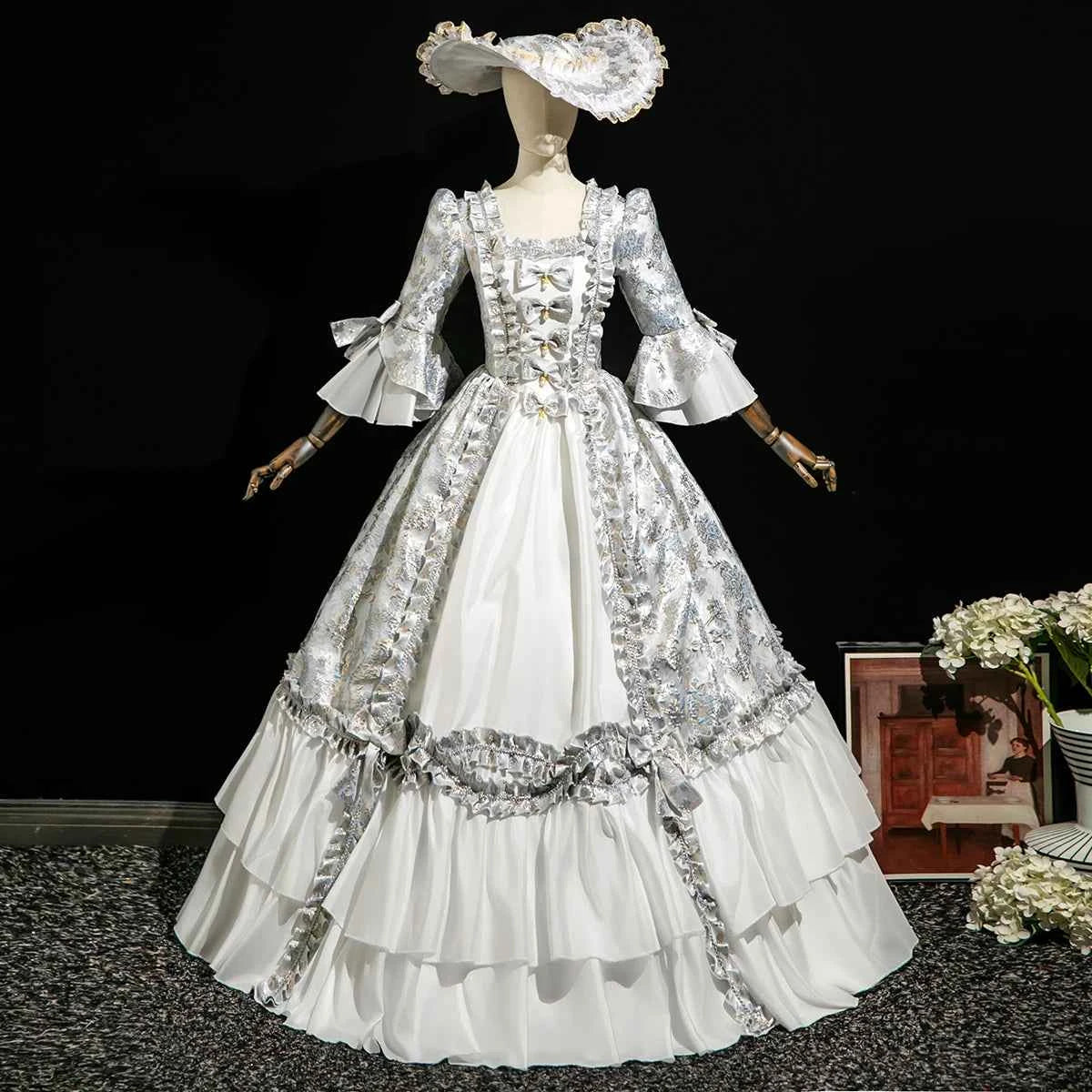 Customized Women Renaissance Victorian Party Dresses Baroque Historical Theater Masquerade Gowns