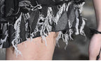 Blood Supply Original Punk Aesthetic dress hot girl Dragon Pattern Denim Sexy Slim Fit Dress Summer Halter Ruffles Short Dresses SS69