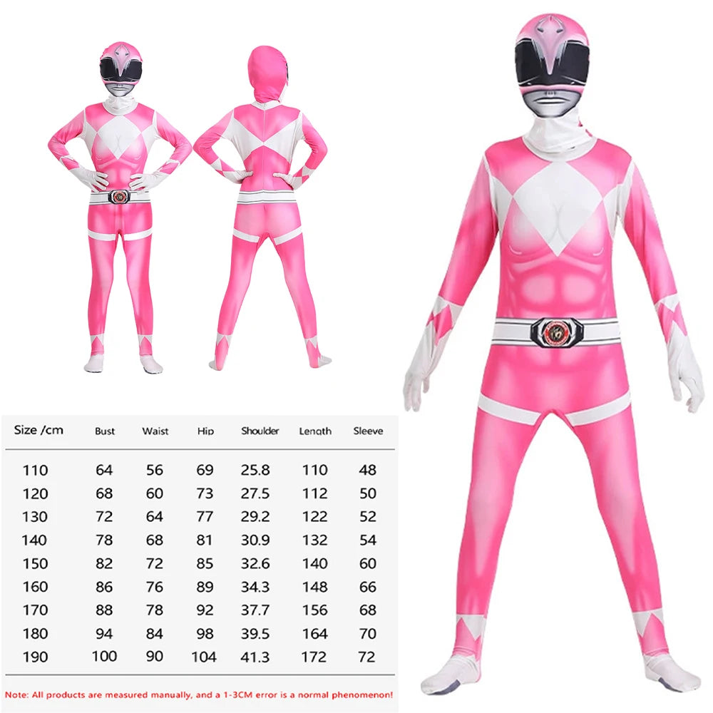 Samurai Sentai Shinkenger Cosplay Jumpsuit & Mask Set for Adults