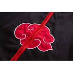 Anime Akatsuki Cloak Cosplay  Long Black Robe Capes Uchiha Itachi Ring Headband Gifts Sasuke Cloak Robe Cape Halloween