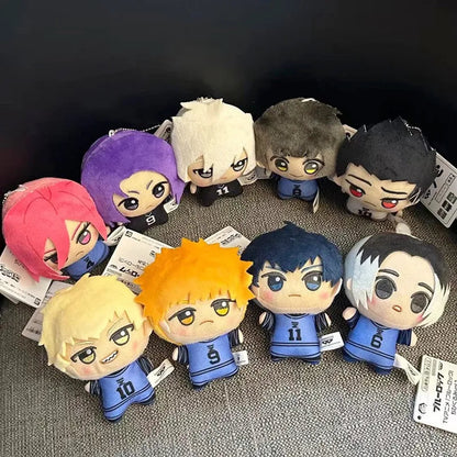 10cm New Blue Lock Plush Pendant KeyChain Isagi Yoichi Nagi Seishiro Mikage Reo Rin Itoshi Itoshi Sae Action Doll Toy Bag Gift SS69