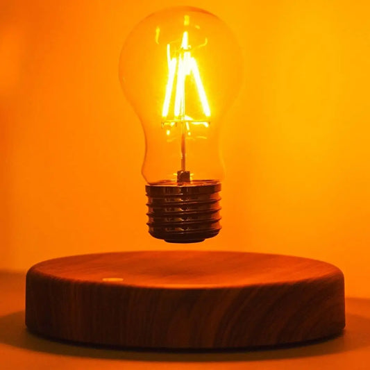 aiopp Magnetic Suspension LED Light Bulb for Bedroom and Office Decor