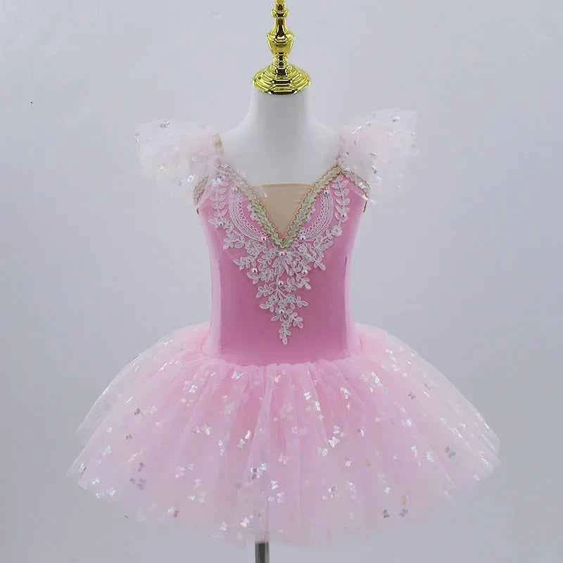 New Professional Ballet Tutu Girls White  Platter Pancake Tutu Ballerina Party Dress Adult Women Child Kids Ballet Dance Costume