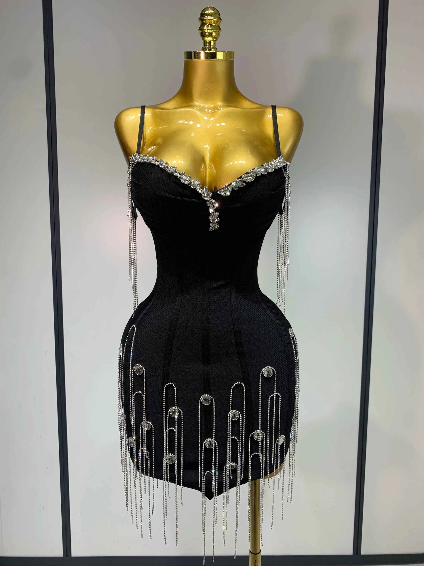 Women Sexy Backless Spaghetti Strap Bodycon Sleeveless Bandage Dress 2025 Elegant Prom Gown Club Evening Party Birthday Dresses