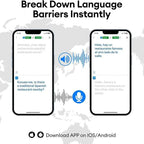 PAXA OpenAirUltra AI Translation Real Time 3-in-1 Translator Earbuds 145 Languages & Accents Bluetooth 5.4 Translating Earphones