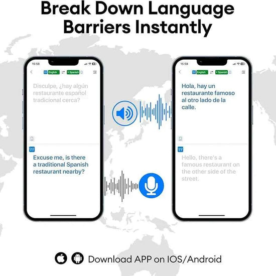 PAXA OpenAirUltra AI Translation Real Time 3-in-1 Translator Earbuds 145 Languages & Accents Bluetooth 5.4 Translating Earphones