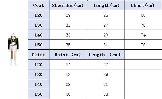 Anime Girl Group Cosplay Costume - Polyester Top and Pants Set