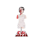 Anime Dandadan Momo Acrylic Keychain Stand Model Plate Fans Bag Gift Figure Display Fashion Cosplay Ornaments Decoration 15cm SS69
