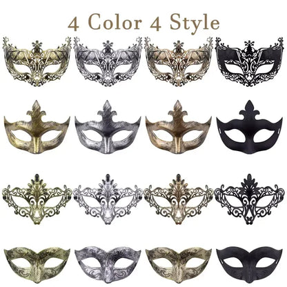 24-150Pcs Couple Masquerade Masks Bulk Venetian Carnival Mask Mardi Gras Antique Vintage Mask for Woman Men Prom Party Costume