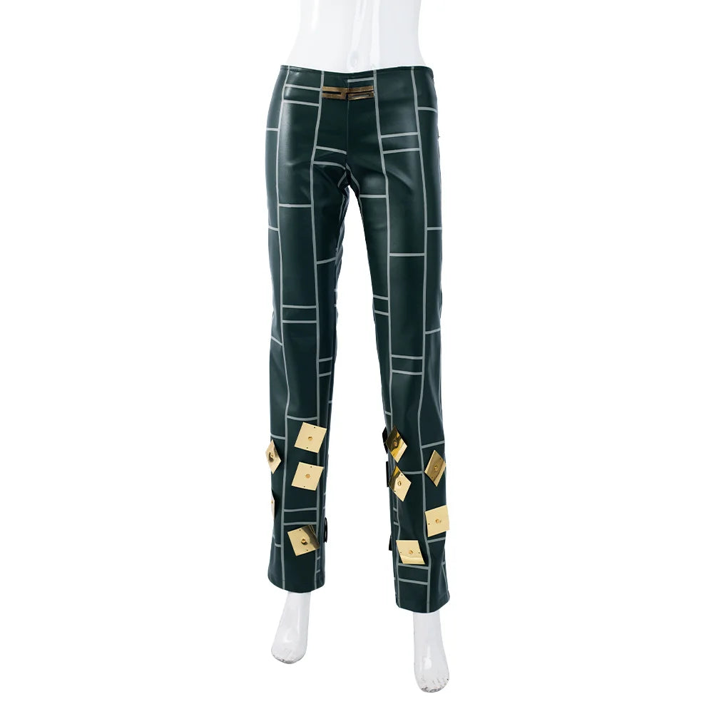 Stone Ocean Jolyne Cujoh Cosplay Costume Coat Jumpsuit Anime Bizarre Adventure Halloween Carnival Disguise Suit For Women