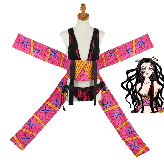 SS69 Daki Cosplay Costume Demon Slayer Anime Outfit for Women