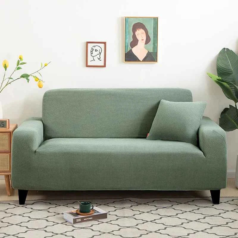 Sofa Cover Elastic For Living Room Home Jacquard Stretch  Slipcovers  Corner Couch Covers 1/2/3/4 Seater L Shape Free Shopping