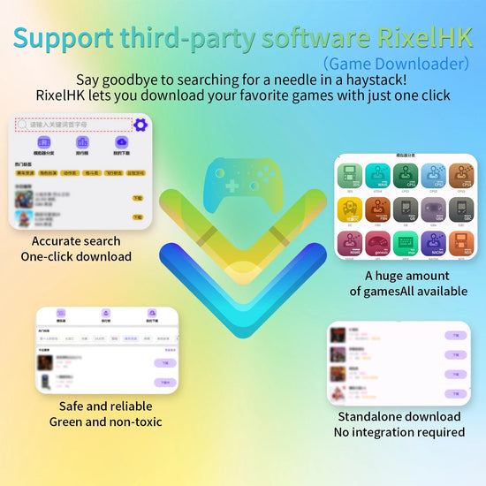 ANBERNIC RG40XX H Handheld Game Console Linux 64-bit System 4.0 inch IPS 3200mAh Retro Video Gaming Console 64G 5000+ Games Gift SS69