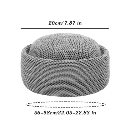 Fashion Mesh Hollow Breathable Summer Pillbox Beret Hat Women Colorful Outdoor Hard Pink Elegant Sun Cap Wholesale Taqiyah Kufi