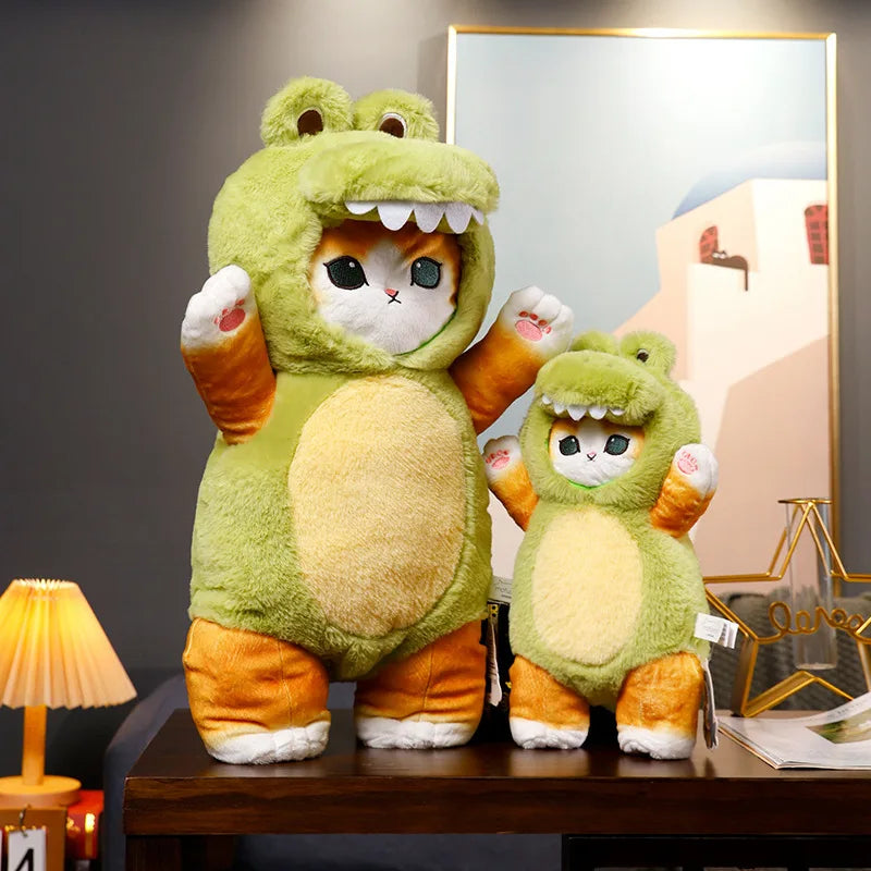 Mofusand Cute Shark Cat Cosplay Plushie Animals Series 50cm Giant Kawaii Soft Stuffed Plush Doll Birthday Gift Toys For Children SS69