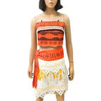 Performance Costume Mao Imoana Ocean Odyssey Cos Film Show Top Rok Pak Kind Fancy Cosplay Vaiana Jurk Outfit Voor Girl Women