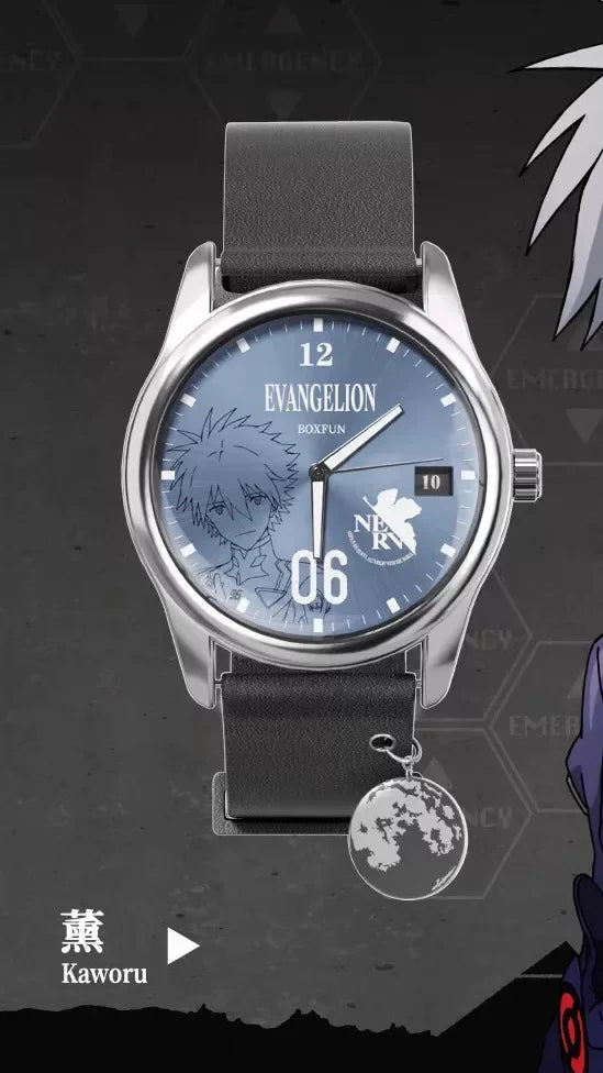 Original Boxfun Eva Evangelion The Final Mission Series Wrist Watch Blind Box Asuka Anime Peripheral Ornament Birthday Gifts Toy