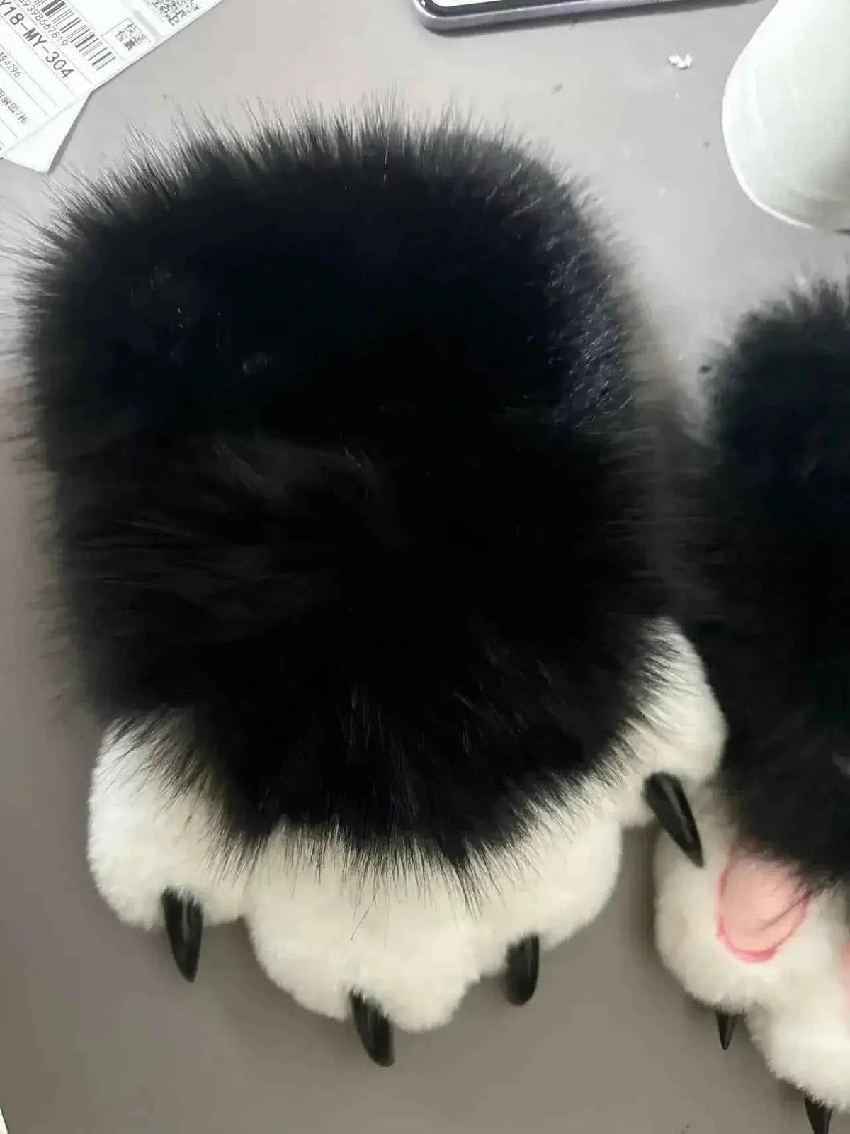 Kig attachment Fursuit Kigurumi Furry Animal Claws Nails Glove Cosplay Costume Wearable Furry Animal Paw Cosplay Props Kid gift