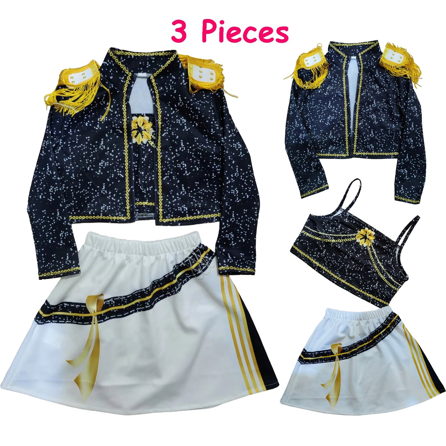 Daliclown Kids Anime Idol Singer Cosplay Costume Performance Outfit