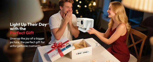 XGODY Gimbal N6 Pro 4K Projector Netflix Officially 700 Ansi Native 1080P Auto Focus Whale OS TV for Movie Home Theater