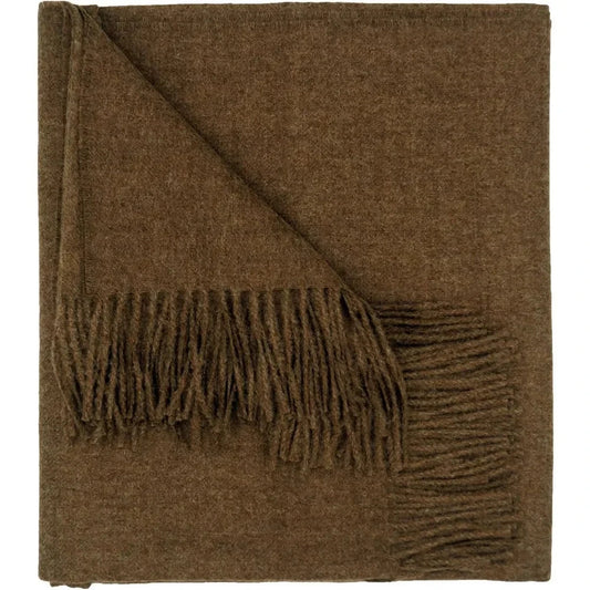 Luxury Alpaca Wool Solid Color Throw Blanket Handcrafted for Cozy Comfort and Warmth SS69