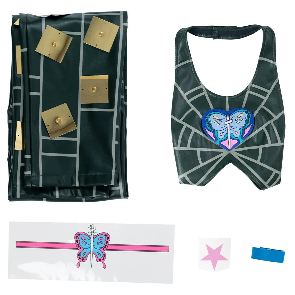 Stone Ocean Jolyne Cujoh Cosplay Costume Coat Jumpsuit Anime Bizarre Adventure Halloween Carnival Disguise Suit For Women