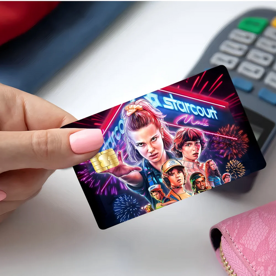 Stranger Things Credit Card Skin Stickers For VISA Bank Card Transportation Card Waterproof Sticker Anti-scratch Women Gift SS69