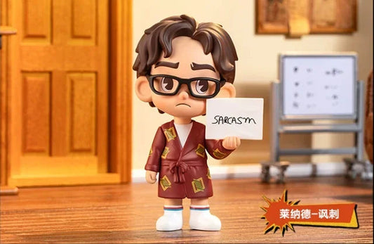 POP MART The Big Bang Theory Action Figures Toys TBBT Sheldon Penny Amy Leonard Howard Rajesh Bernadette Figure Dolls Kids Gifts SS69