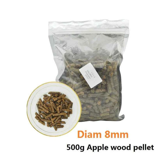 500g Apple Wood Pellets BBQ Flavoring Chips Kiln Dried Sawdus Specialty Wooden Chunks for Barbecue Smoker Grill Bacon Fish Meat