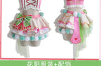 In Stock Anime LoveLive Cat Twin Tail Arcade Game 9 Characters Cosplay Costume Tojo Nozomi Nico Honoka Umi Rin Maki Eli Full Set SS69