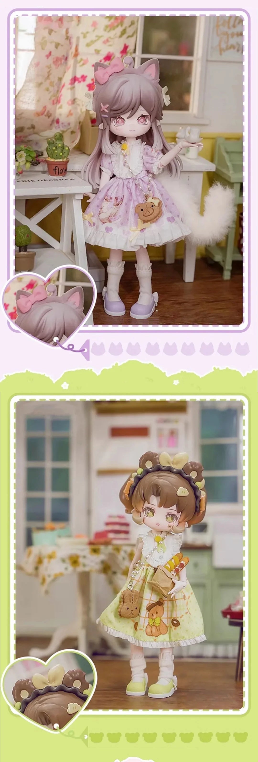 New Come4free Miniy The Jungle Book Series Ob11 1/12 Bjd 20cm Movable joint doll Anime Figures Dolls Mystery Box Boy Girls Gifts SS69