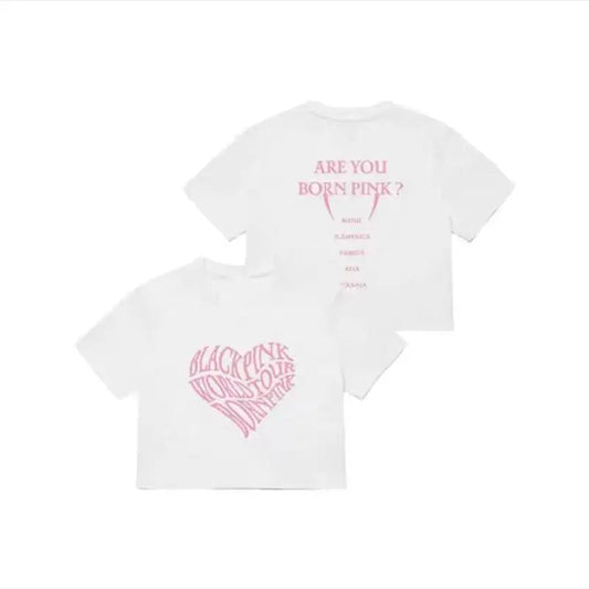 Crop Navel Baring Sport T-shirt Cotton Kpop BP Concert T-Shirts Fashion Summer Clothes Women Pink Clothes Sport Short Sleeves SS69 21.69 2 / XXL