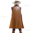 JoJo Spin Master Gyro Zeppli Cosplay Costume Spin Master Zeppli Cosplay Full Set Wig With Hat And Cloak For Halloween Costume