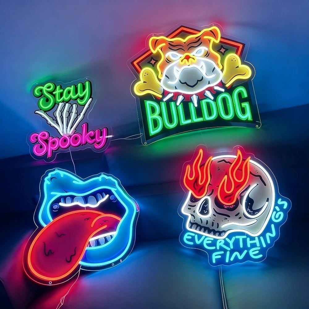 Custom LED Neon Sign for Business Logo & Wall Decor