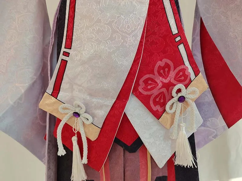 Genshin Impact Yae Miko Cosplay Costume Set with Wig Ears and Tail