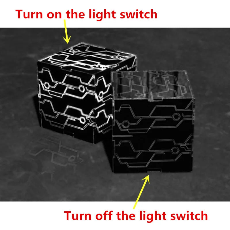 NieR Automata 9S 2B Cosplay Props White Light Black Box YoRHa No.9 Type S No.2 Type B Magic Cube SS69