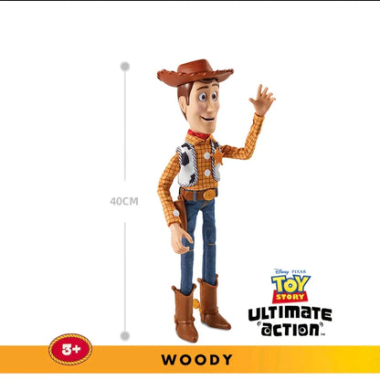 Official Disney Pixar Toy Story Classic Sound Effect Action Figures Buzz Lightyear Woody Simulation Model Collectible Toy For Fa