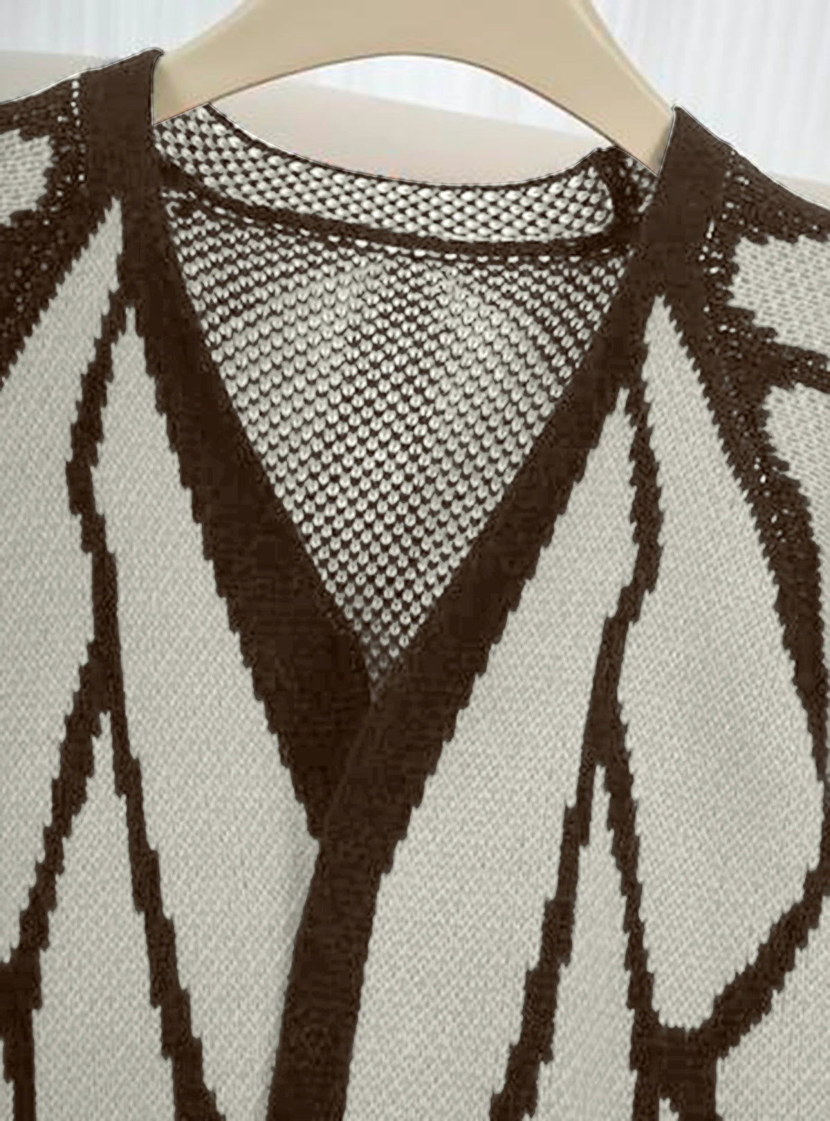 Aesthetic Butterfly Wing Sweater Women Mesh Collar Knitted Cardigan Elegant Fall Winter Long Sleeve Coat Casual Outerwear