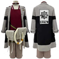 HOLOUN Gachiakuta Anime Enjin Cosplay Costume Embroidery Jacket Pants Bag Convention Halloween Christmas
