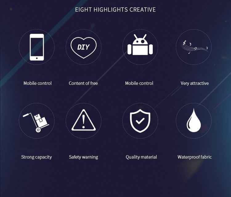 LED Display backpack Business travel 15.6 Inch Laptop Backpack Men DIY Smart backpack school Backpack woman multimedia backpack