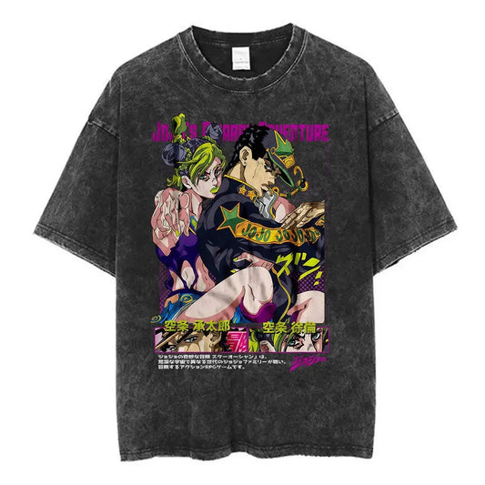 SS69 Men's Jojo Bizarre Adventure Killer Queen Graphic T-Shirt Cotton Tee
