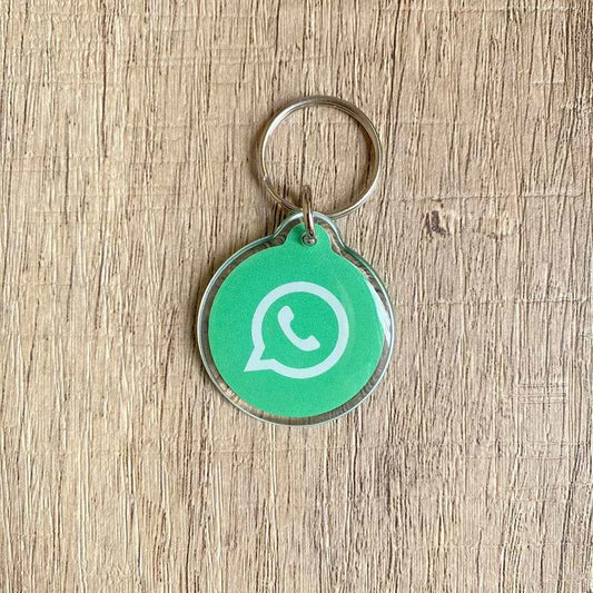 NFC Social Media Tap Business Key Card Instagram WhatsAPP Facebook Snapchat NFC Key Tag Keychains